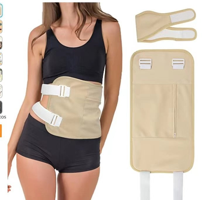 Premium Castor Oil Care Belt with Adjustable Waist Belt