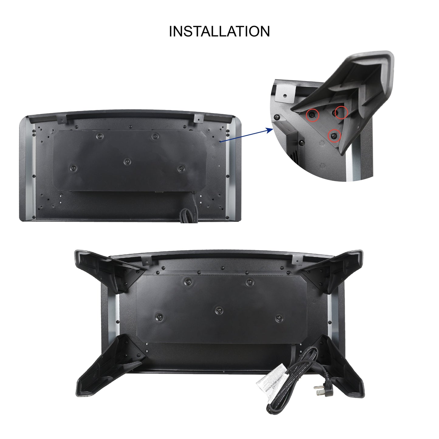 24 inch 3D Infrared Electric Stove with remote control - Korvel