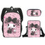 New Cartoon School Bag Printing Custom Bookbag High Quality Backpack Pencil Cases Kids Bags For Girls - Korvel