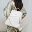 Oxford Cloth Stitching Women'S Backpack Anti-Theft Back Zipper Girls Schoolbag Casual Travel Double Shoulder Backpack - Korvel