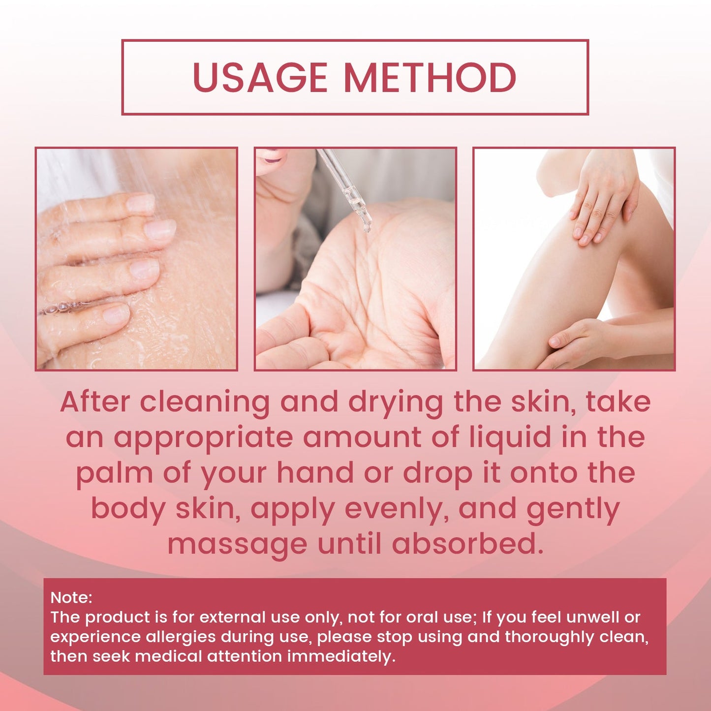 Herbal Body Oil for Moisturizing and Skin Firming