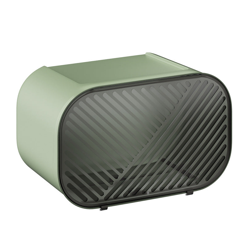 No punching wall-mounted tissue box toilet rolls paper torage box - Korvel