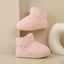 Winter Baby Girl Shoes Toddler Snow Boots Infant Plush Warm Kids Ankle Boots Boys Cotton Shoes - Korvel