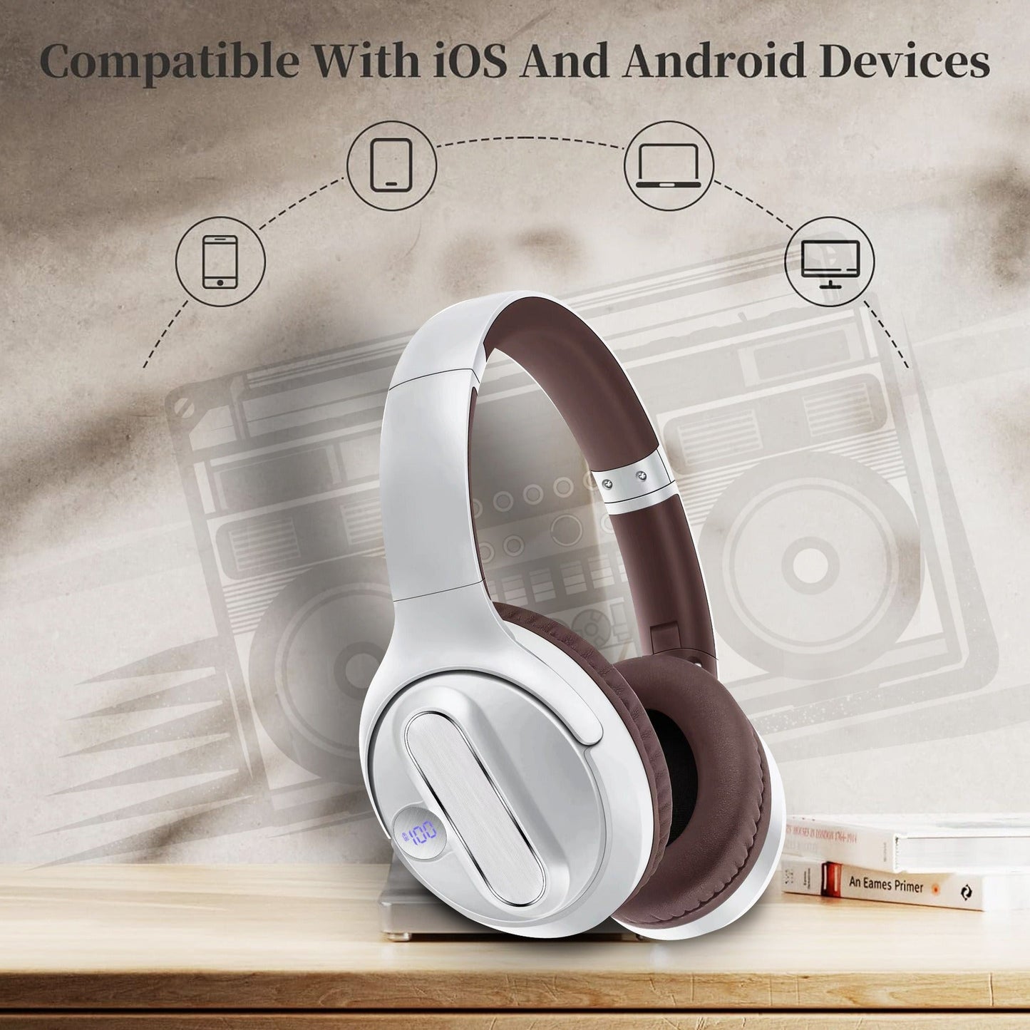 AKZ-13b American Retro Wireless Bluetooth Headset