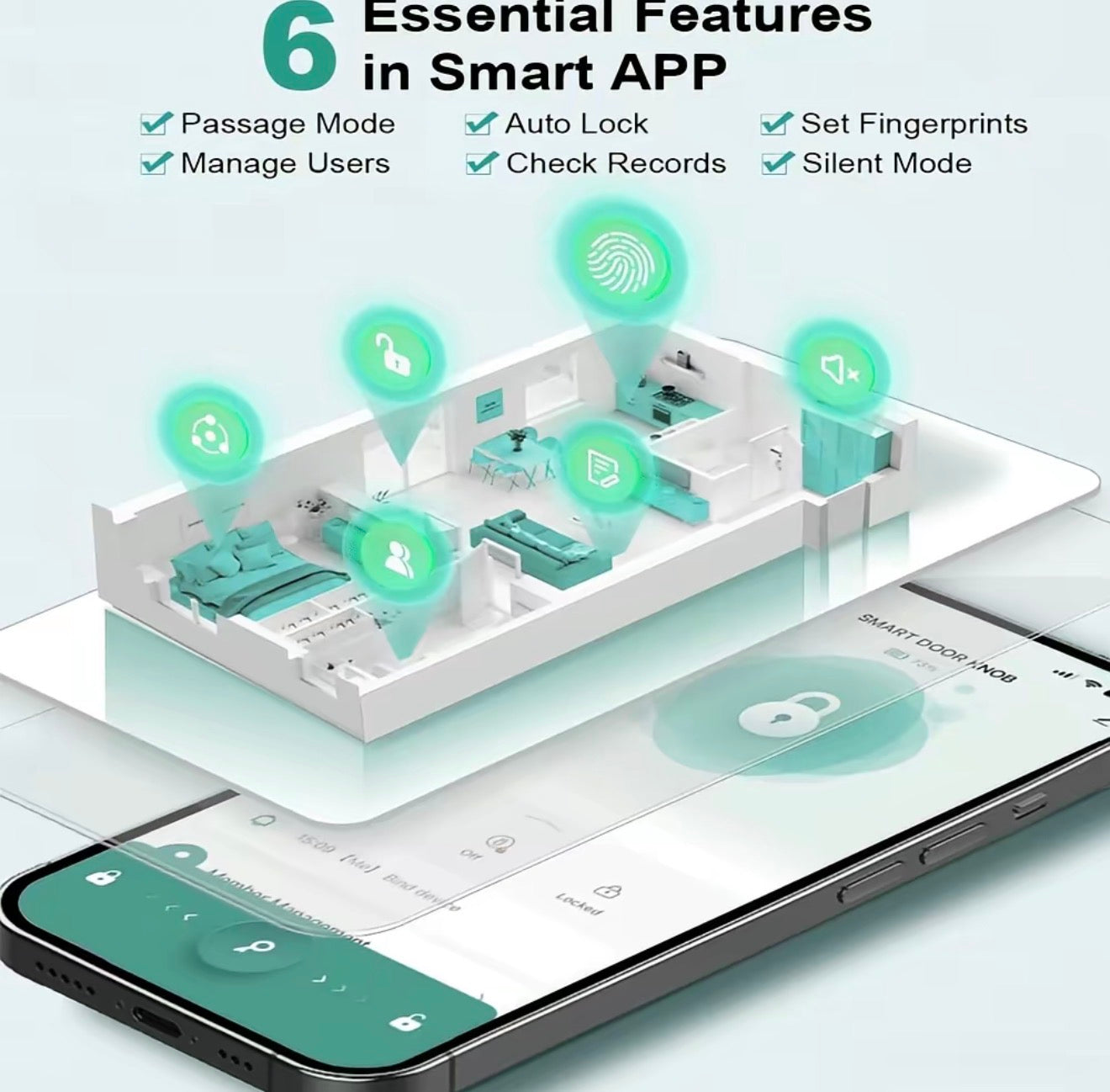 BioSecure Smart Lock - Keyless Biometric Door Lock