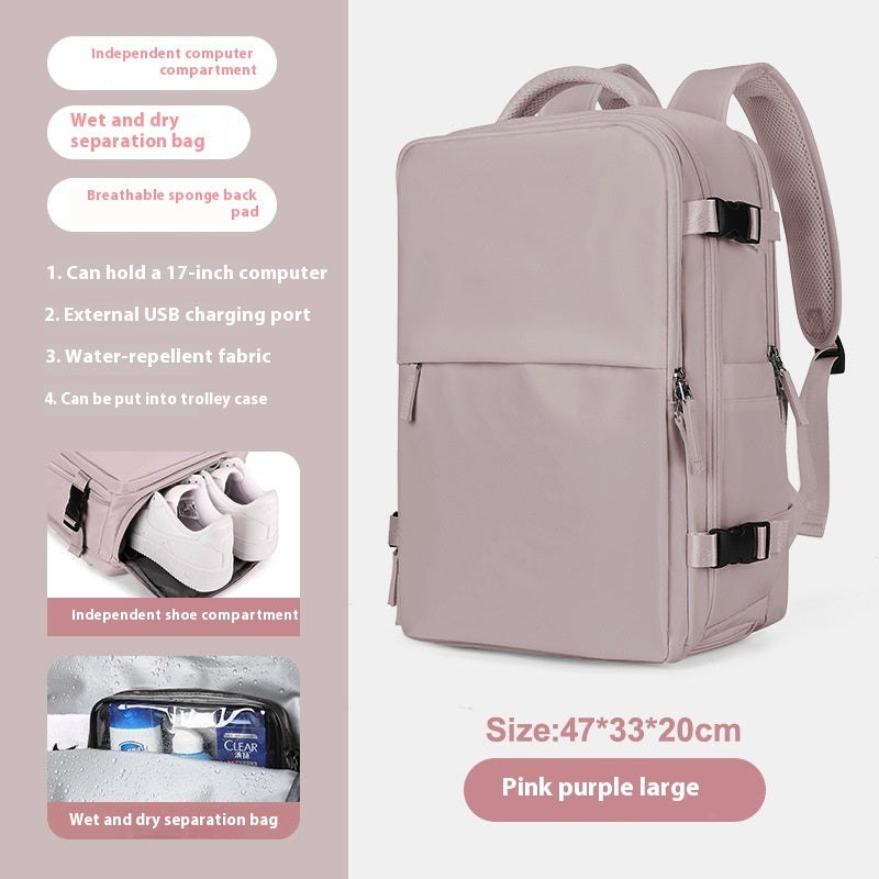 Mochila Expandible Premium para Viajes y Negocios