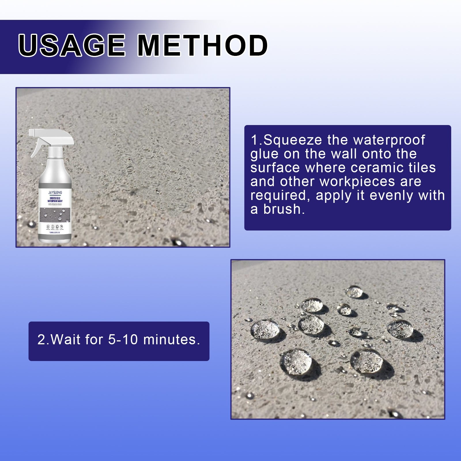 Waterproof Glue Bathroom Pipe Smash Free Brick Roof Exterior Wall Multifunctional Seal Leak Proof Spray - Korvel