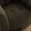 Soft Bean Bag Chair with High Resilient Foam(Chips)for living room and bedroom,Comfortable Square Lazy Sofa with Footstool - Korvel