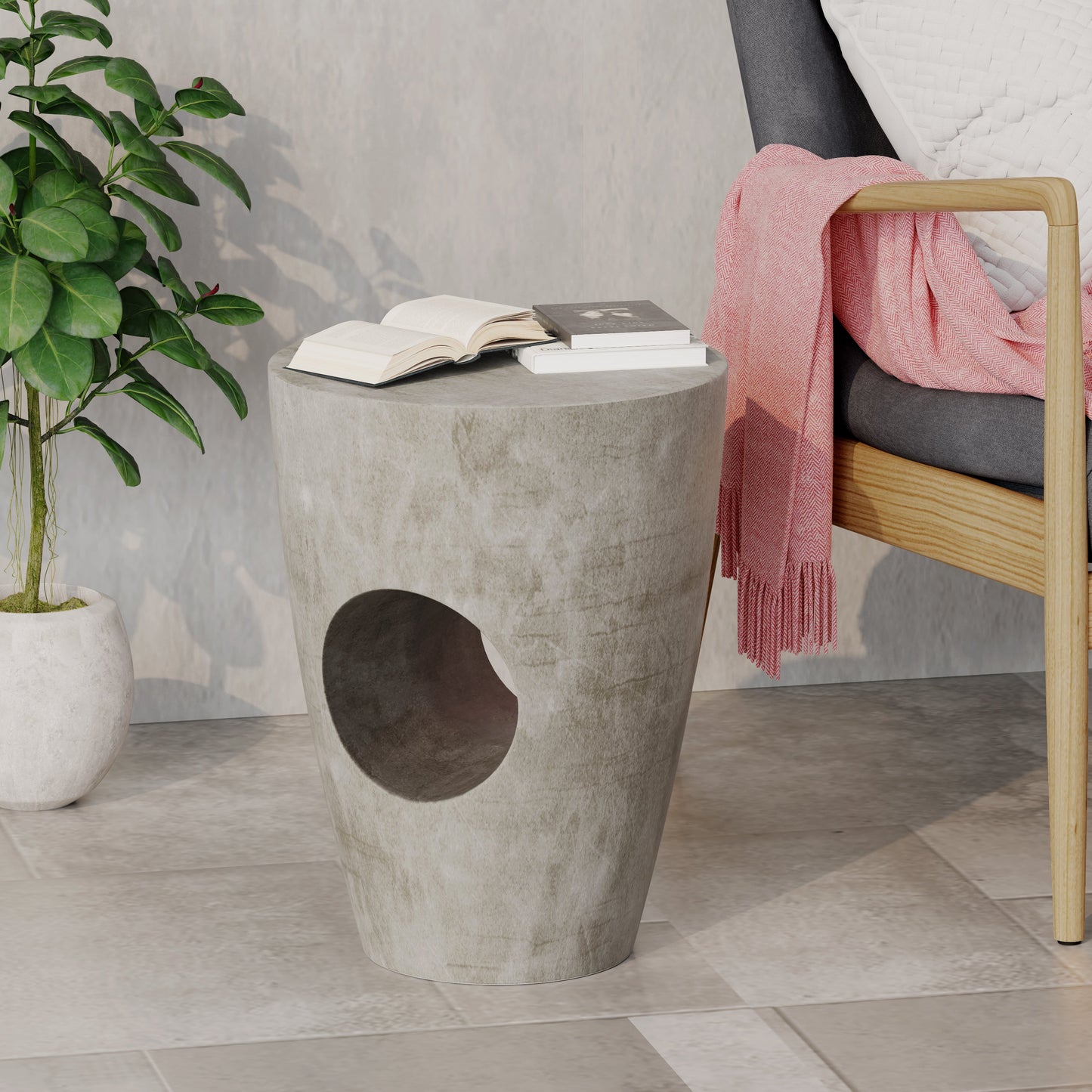 Sirius Side Table - Elegant Poolside Addition