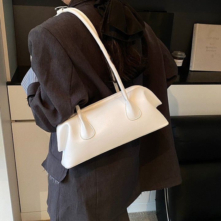 Elegant High-Capacity Baguette Underarm Bag