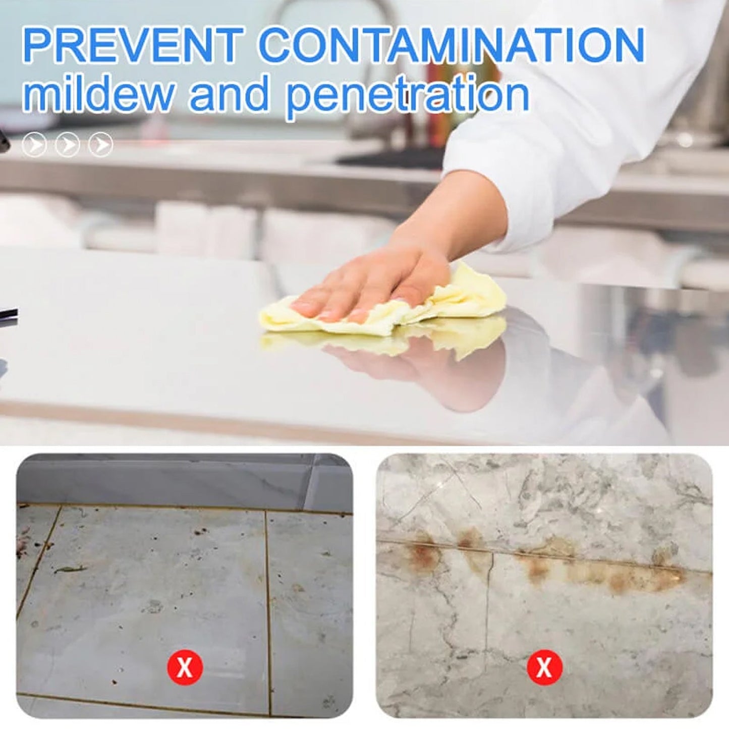 Ceramic Tile Coating Agent, Kitchen Countertop Tile Stone Corrosion Repair Alkali Brightening Coating Agent - Korvel