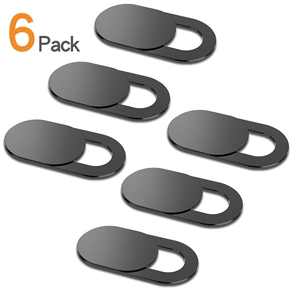 6Pcs/lot  WebCam Cover Shutter Magnet Slider Plastic For iPhone Web Laptop PC For iPad Tablet Camera Mobile Phone Privacy Sticker - Korvel
