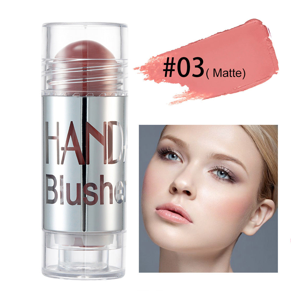 HANDAIYAN Chubby Crayon Blush Stick Moisturizing And Smooth Rouge Pen Blush Strip Cream Blush Stick Rouge - Korvel