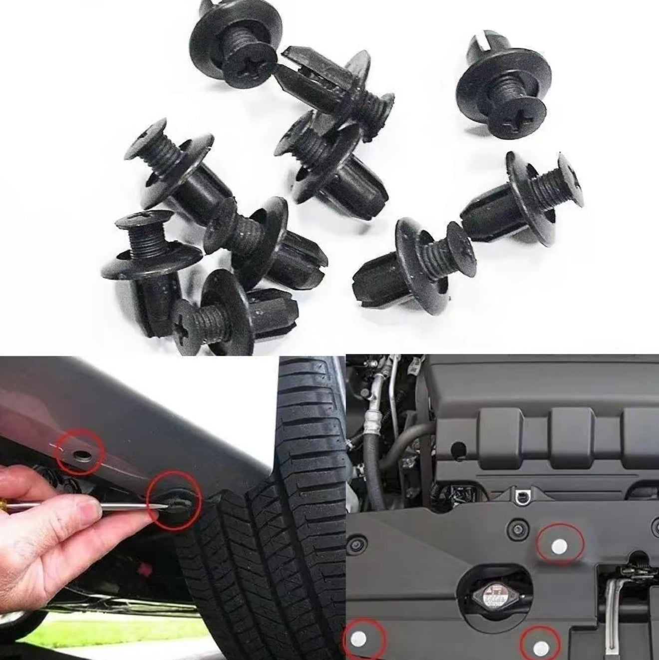 SnapClip Auto Set - 100-Piece Fastening Solution