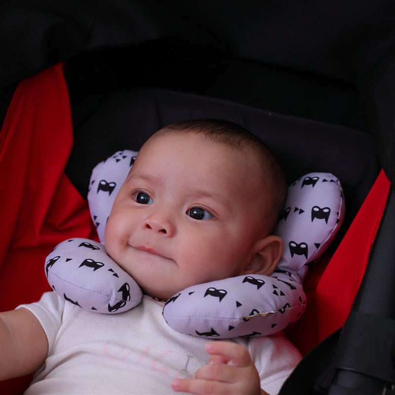 Baby head protection U-shaped pillow stroller fixed head pillow Car seat sleeping protection head and neck pillow - Korvel