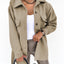 Chaqueta Elegante con Solapa y Cinturón para Mujeres - Abrigo Casual de Primavera Otoño