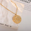 Collier en forme de montre en acier titane zircon