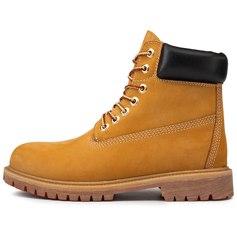 Women's High Top Work Boots for Autumn and Winter
