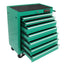 7 DRAWERS MULTIFUNCTIONAL TOOL CART WITH WHEELS-GREEN - Korvel