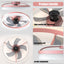 Ceiling Fans with Lights Dimmable LED Embedded installation of thin modern ceiling fans(Pink) - Korvel