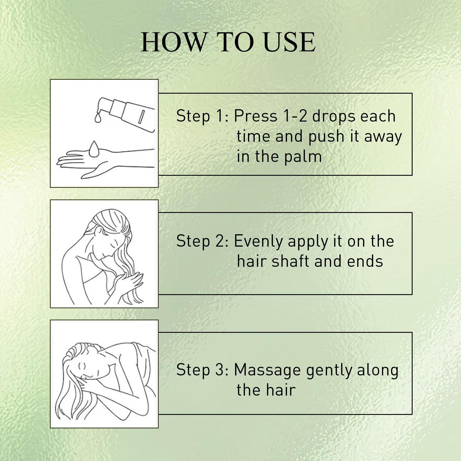 Hair Care Essential Oil, Repair Frizzy Split Ends Damaged Moisture Hair Soft And Strong Hair Care Essential Oil - Korvel