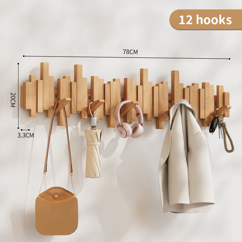 Elegant Wooden Piano Coat Rack for Stylish Organization