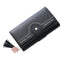 Geometric Letter Buckle Clutch Bag with Tassel Design