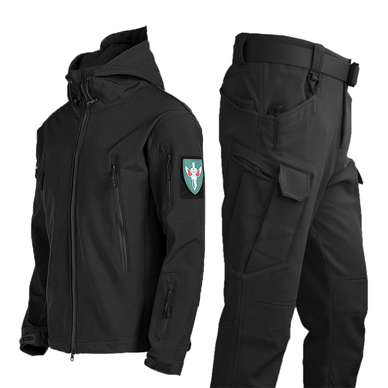 Chaqueta deportiva de concha suave de piel de tiburón para hombre
