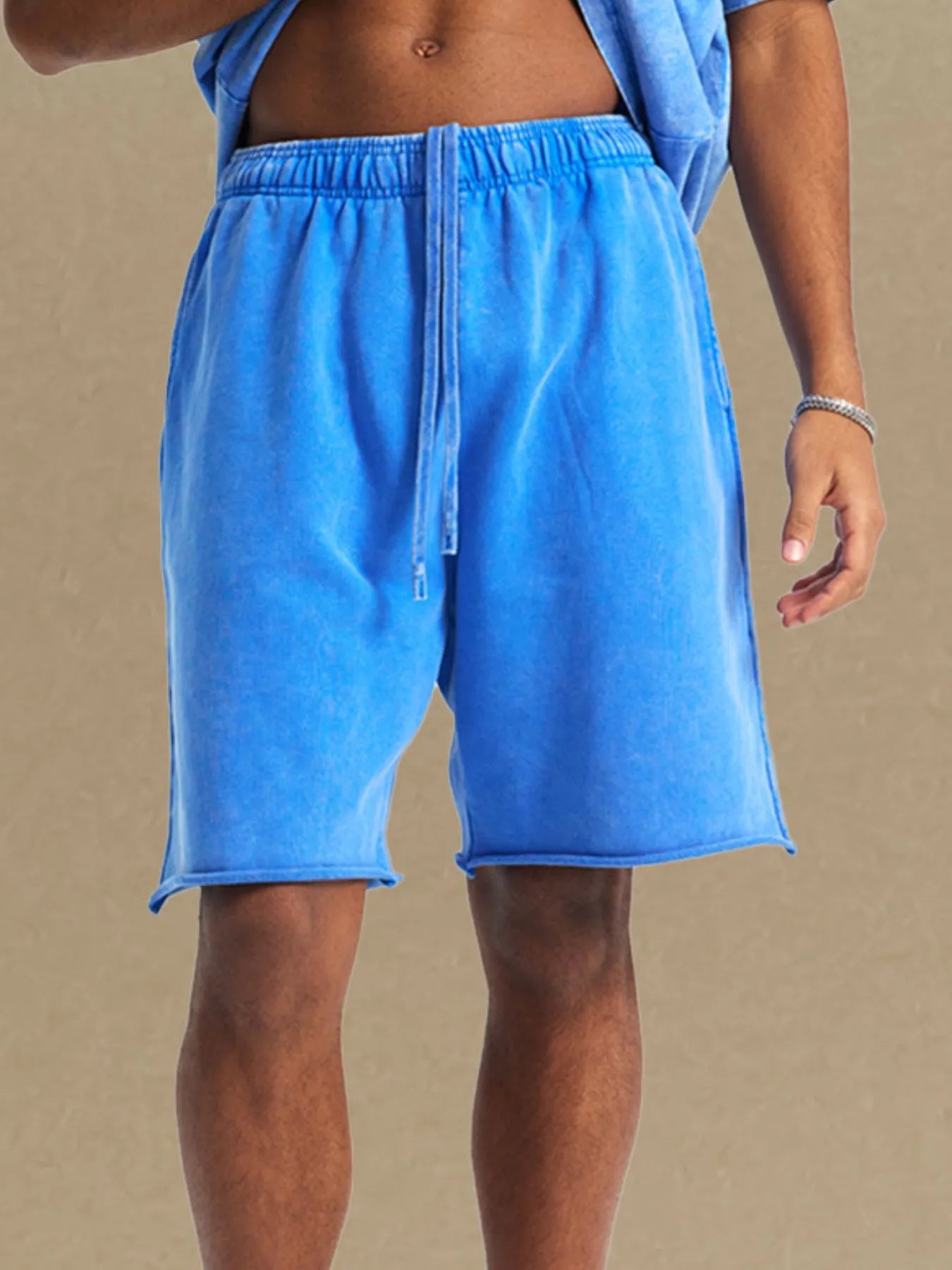 Pantalones Cortos Jogger de Cuerda para Hombre