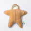 Plush Starfish Lamb Split Leg Baby Sleeping Bag