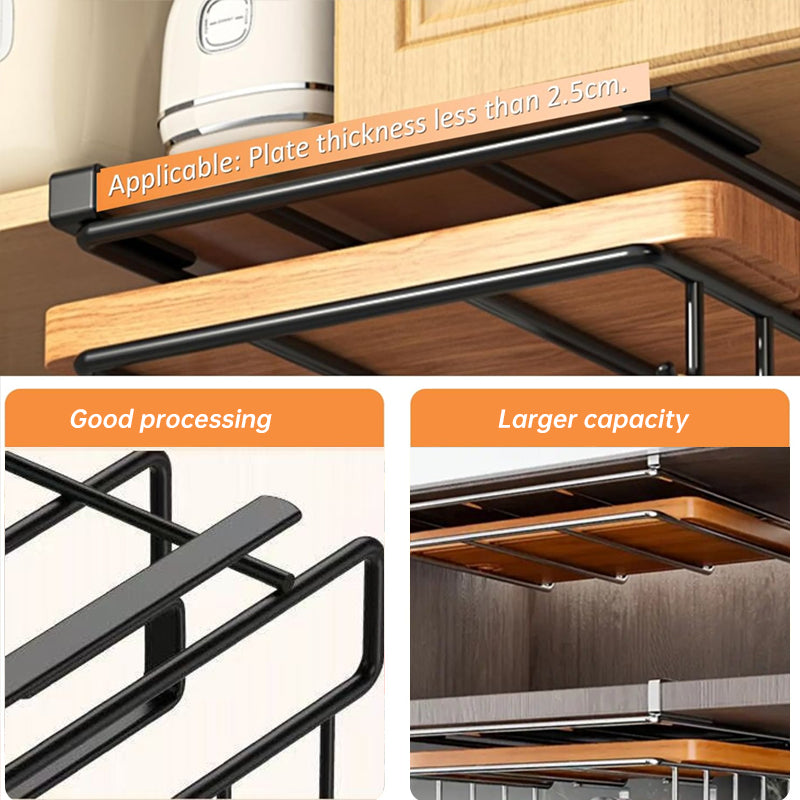 Under-Cupboard Hanging Organizer for Kitchen Essentials
