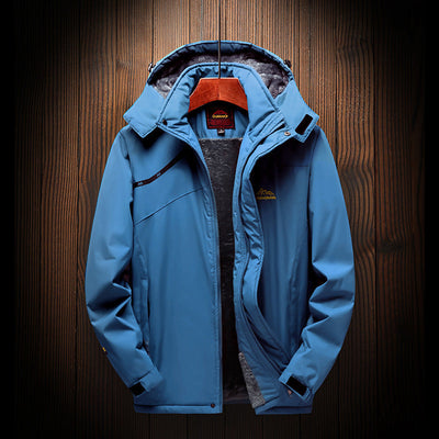 Fleece-Lined Outdoor Shell Jacket for All Seasons