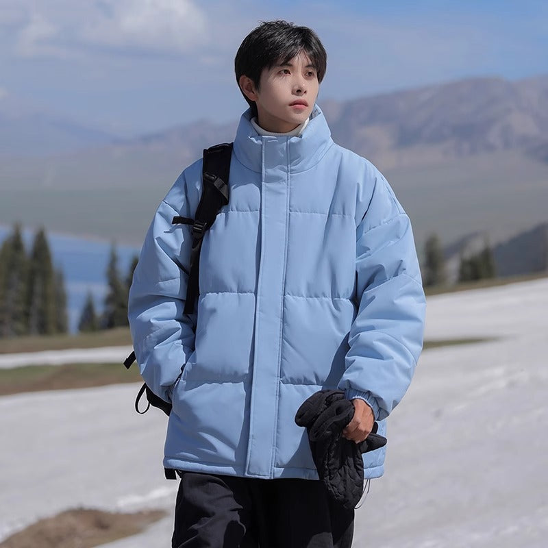 Veste en duvet de coton ample pour l'automne et l'hiver