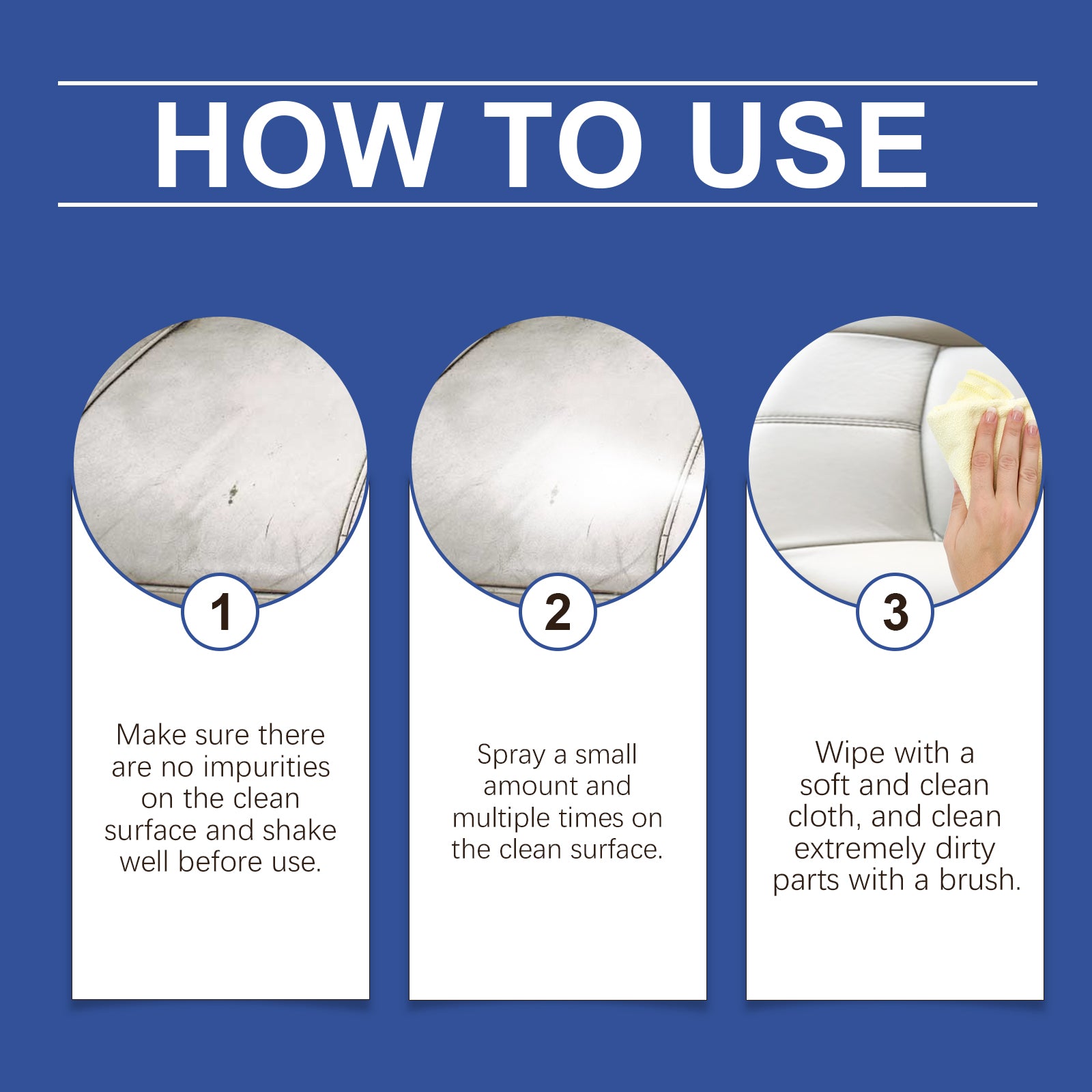 Car Interior Cleaning Mousse Car Interior Upholstered Seat Fabric Stain Cleaner - Korvel