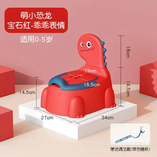 Baby Potty Toilet Training Seat Cartoon Dinosaur Thickening Children's Special Potty Baby Urinals Boys Girls Toilet Supplies - Korvel