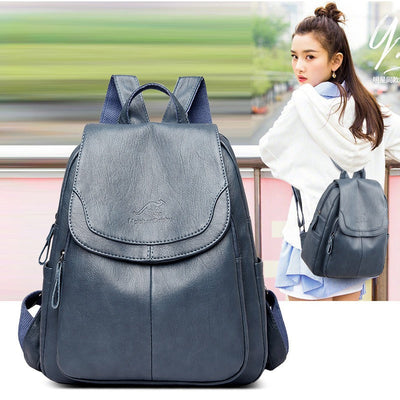 Backpack Women's Fashionable Travel Bag Trendy College Student Backpack - Korvel