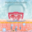 2 in 1 double head plastic ice roller ice roller facial ice skin instrument facial beauty cold compress massager - Korvel