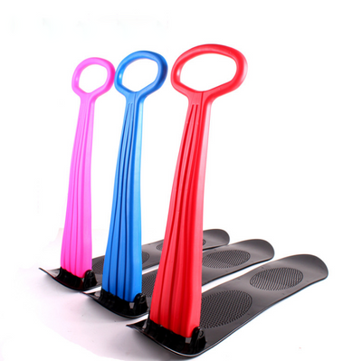 3 Color Outdoor Sports Portable Foldable Plastic Freestyle Single Board Snow Grass Sand Board With Armrests for Children&Adults - Korvel