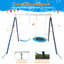 Kids Metal Swing Set for Backyard Outdoor Playground Two Functional Swing Set For Kids Outdoor Equipment - Korvel