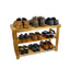 Acacia Wood Shoe Rack Bench Strong Weight Bearing Upto 200 LBS Best Ideas For Entryway Frontdoor Bathroom, Natural Color. - Korvel