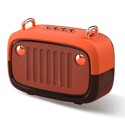Haut-parleur Bluetooth Portable Vintage V5.0 avec Longue Durée de Vie de Batterie