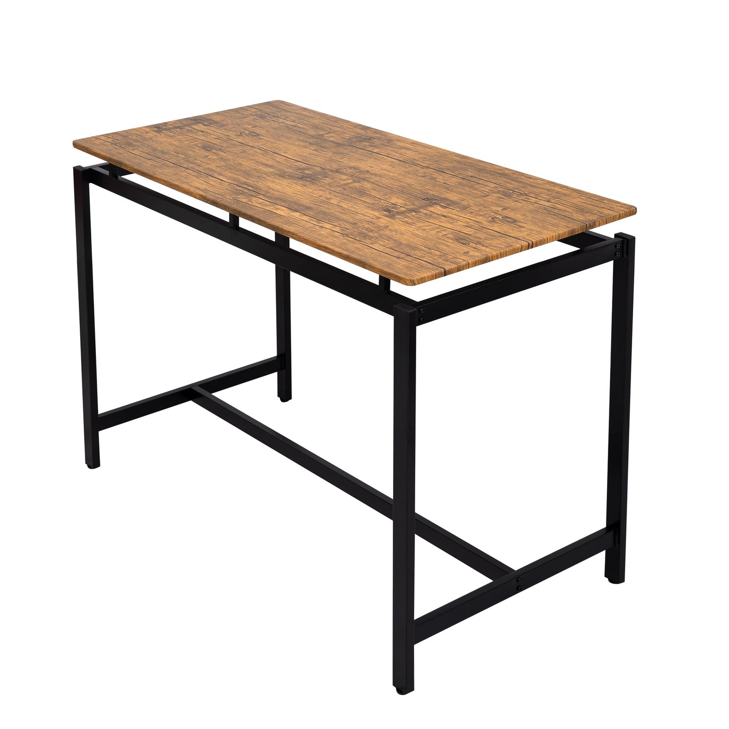TREXM 5-piece compact bar table with table and stool - modern industrial design brown - Korvel