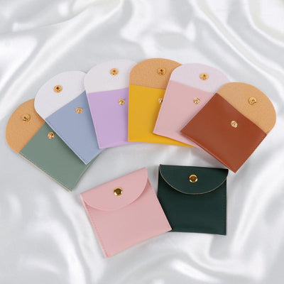 Jewelry bag leather buckle storage bag - Korvel