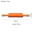 Wooden Handle Silicone Rolling Pin Rolling Pin Roller Flour Pin Small Medium And Large Household Baking Tools And Kitchenware - Korvel