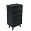 4 Drawer Double Dresser Features Vintage-style and Bevel Design - Korvel