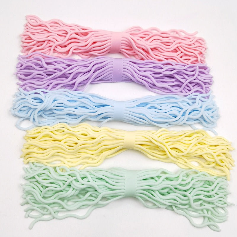 Cartoon unicorn cute pet animal lala music bracelet tpr soft rubber vent decompression noodle decompression toy - Korvel