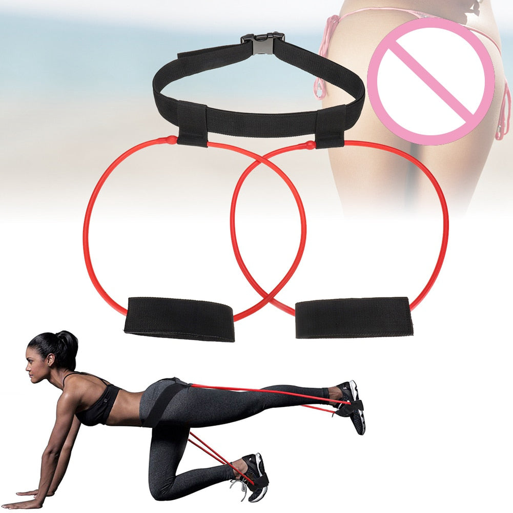 Women Leg Glute Lifter Rubber Loop Exercise Yoga Fitness Workout Resistance Band Muscles Trainer Booty Belt Pilates Loop Elastic - Korvel