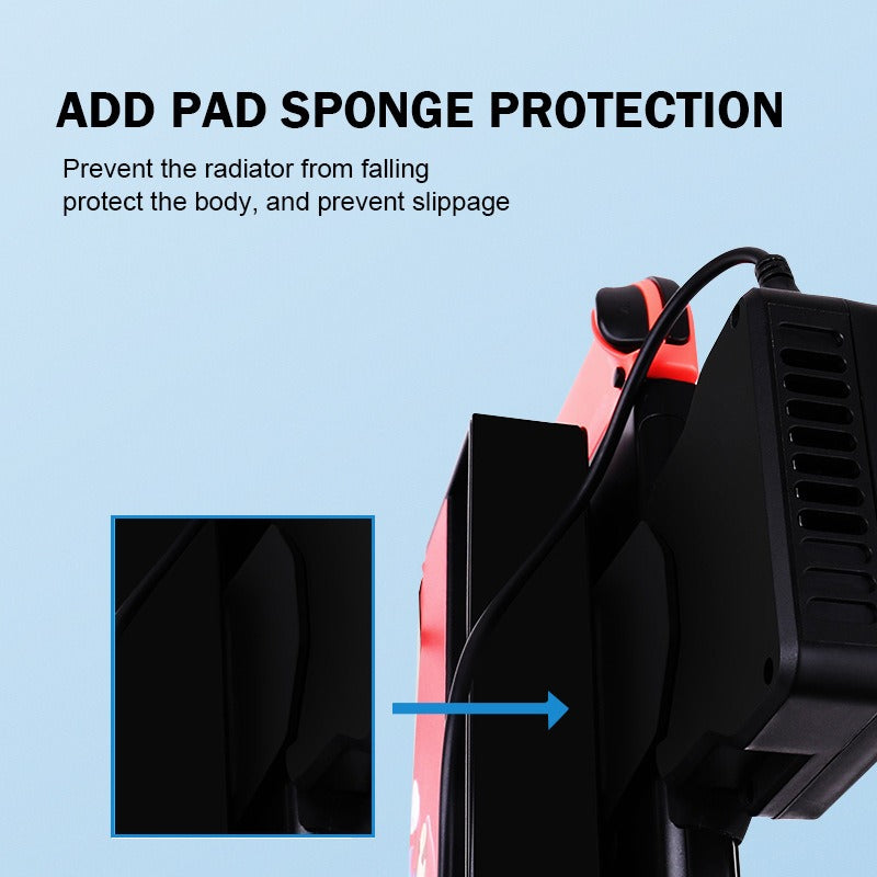 Suitable for switch host heatsink switch game console base with temperature display and cooling fan - Korvel