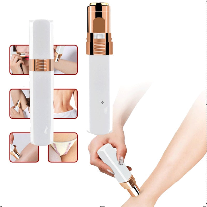 Women Ortable Shaving Machine Mini Epilator Lamp Private Parts Hair Removal Lipstick Hair Removal Device Lady Shaver - Korvel