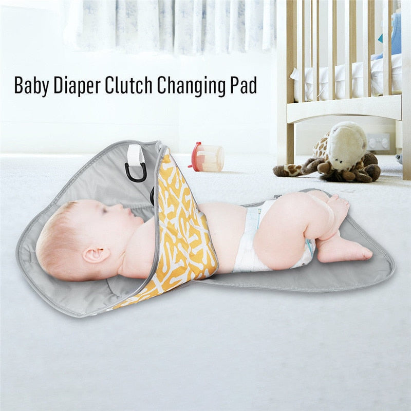 3-in-1 Multifunctional Portable Infant Baby Foldable Urine Mat Waterproof Nappy Bag Diaper Changing Cover Pad Travel Outdoor - Korvel